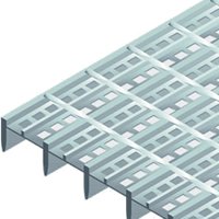 Grating with Preforated Sheet